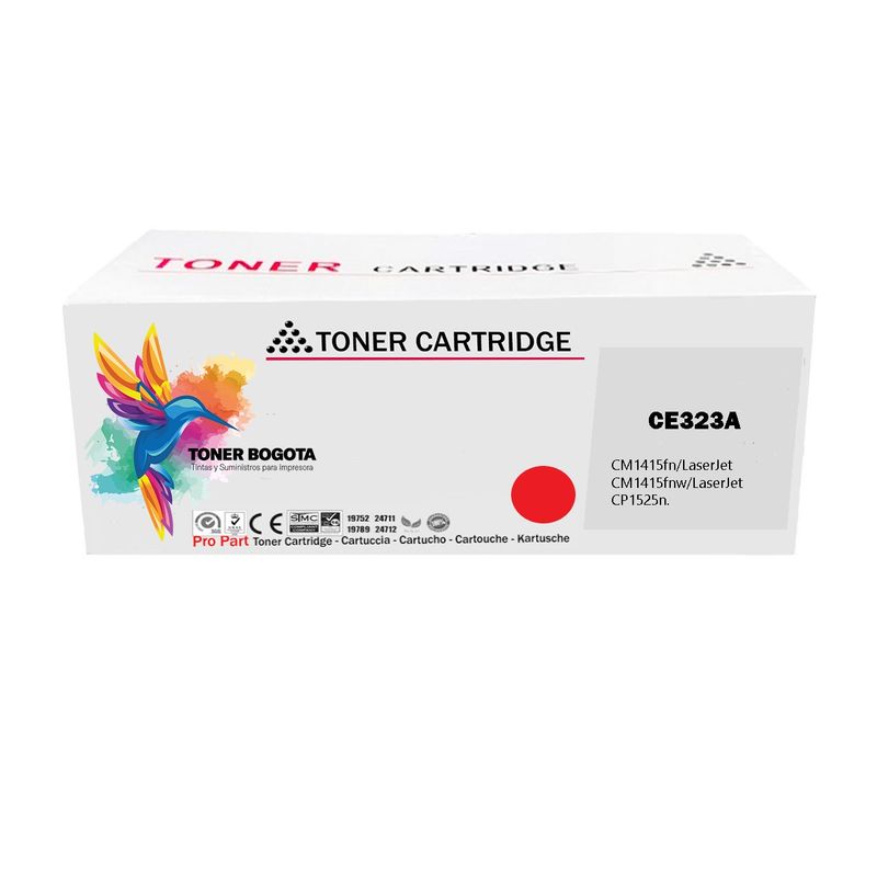 GENERICO - Tóner 128A CE323A Magenta genérico para HP CM1415CP1525
