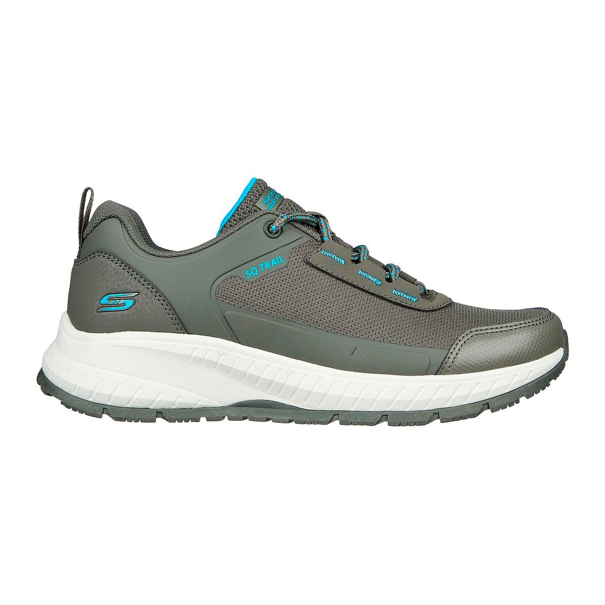 SKECHERS - TENIS SKECHERS VERDE PARA DAMA SK BOBS SQUAD CHAOS TRAIL WAITUP OLIVE