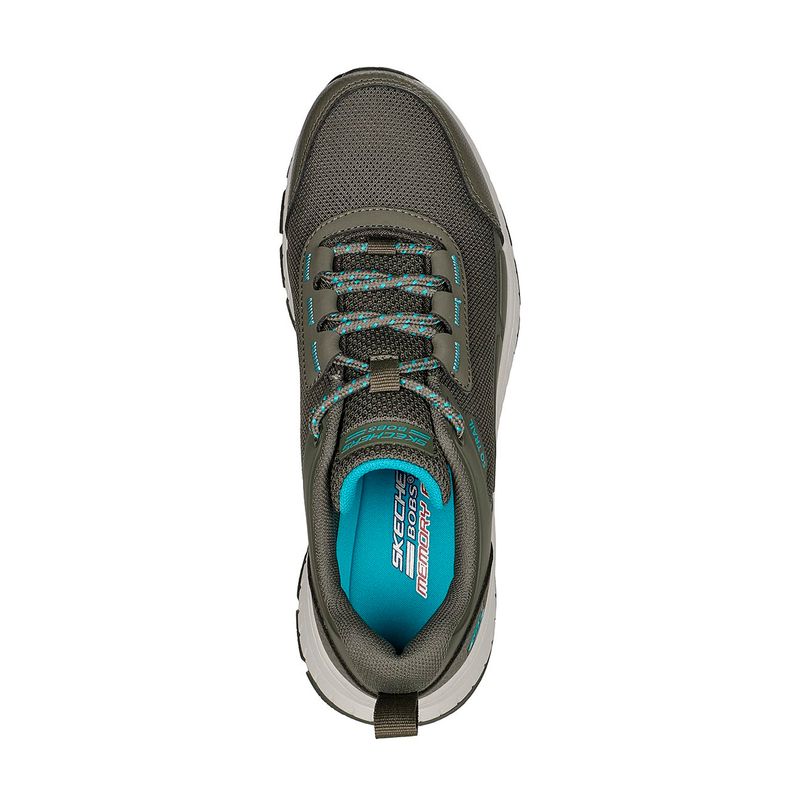 TENIS SKECHERS VERDE PARA DAMA SK BOBS SQUAD CHAOS TRAIL WAITUP