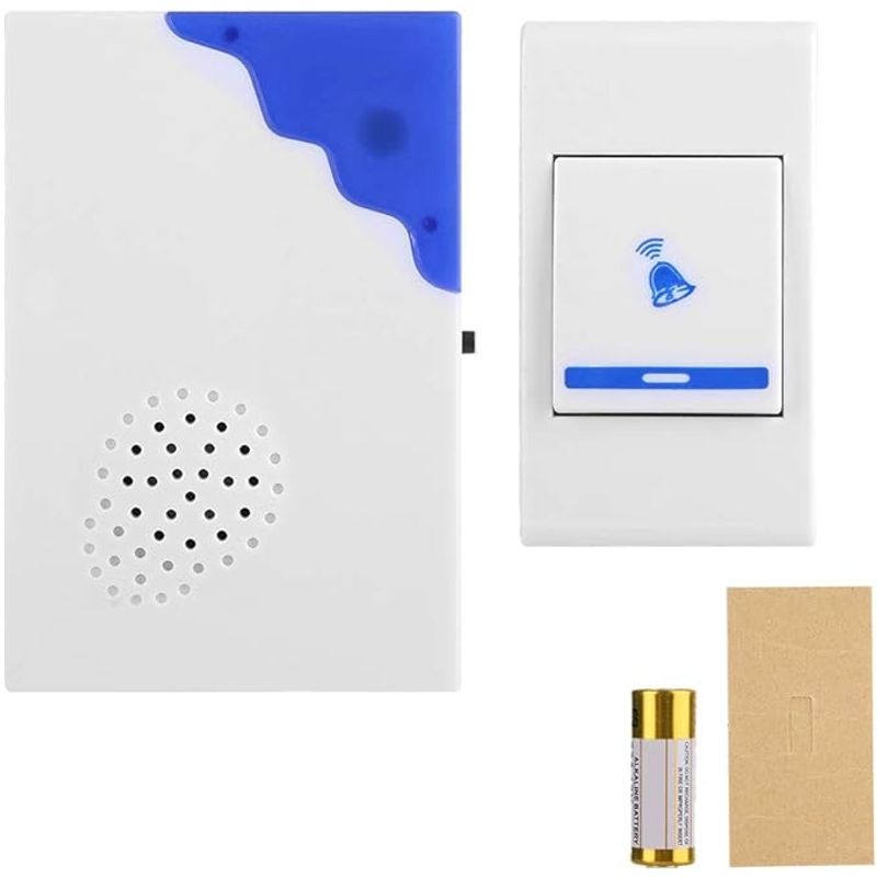 GENERICO - Timbre Para Puerta Timbre Inalámbrico Digital Blanco