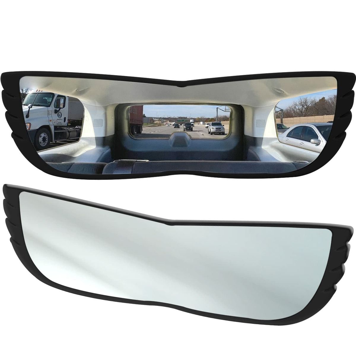 GENERICO - Espejo Retrovisor Panorámico De 160° De Amplitud Angel View