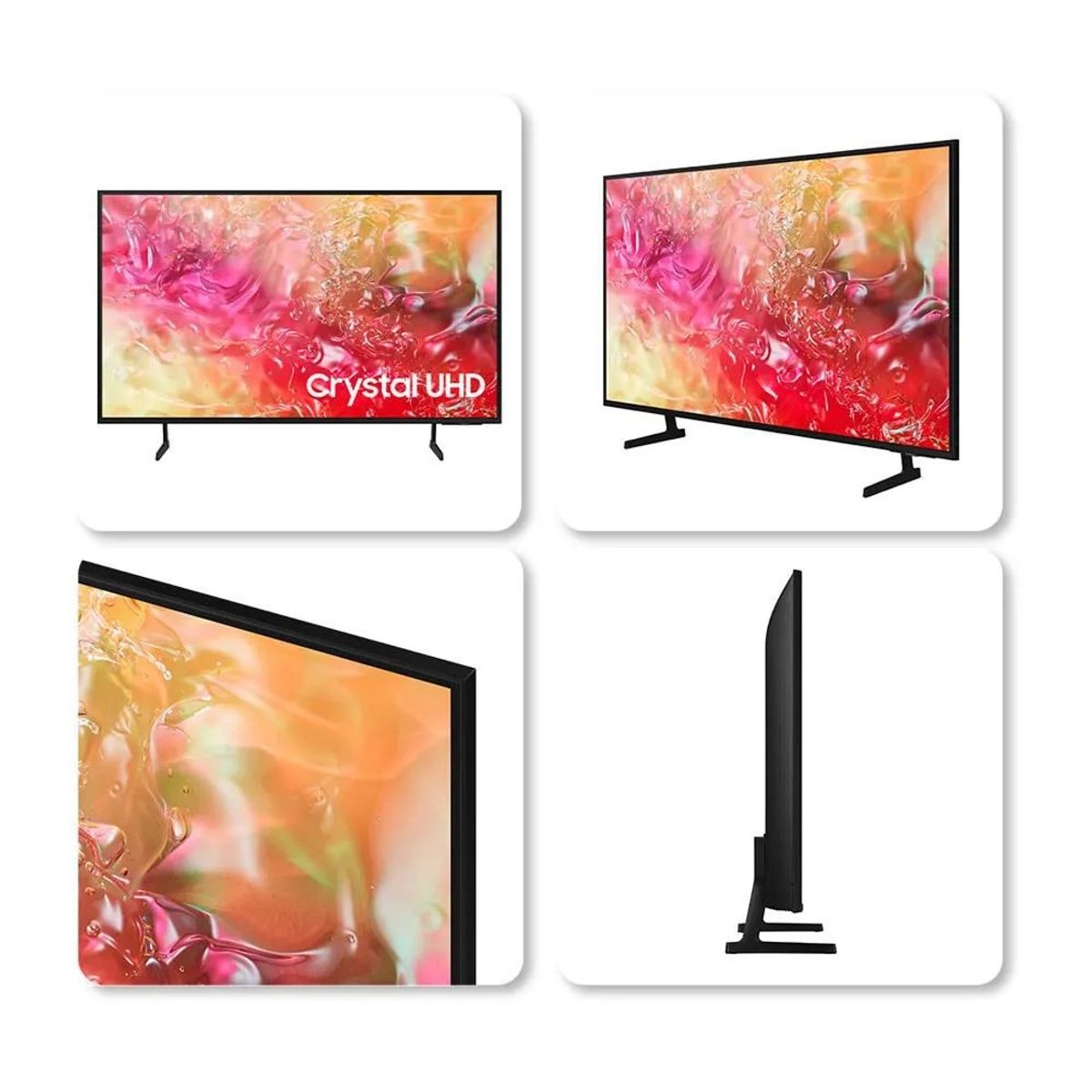 SAMSUNG - Televisor Samsung Smart 70 Pulgadas Crystal UHD 4K - UN70DU7000KXZL