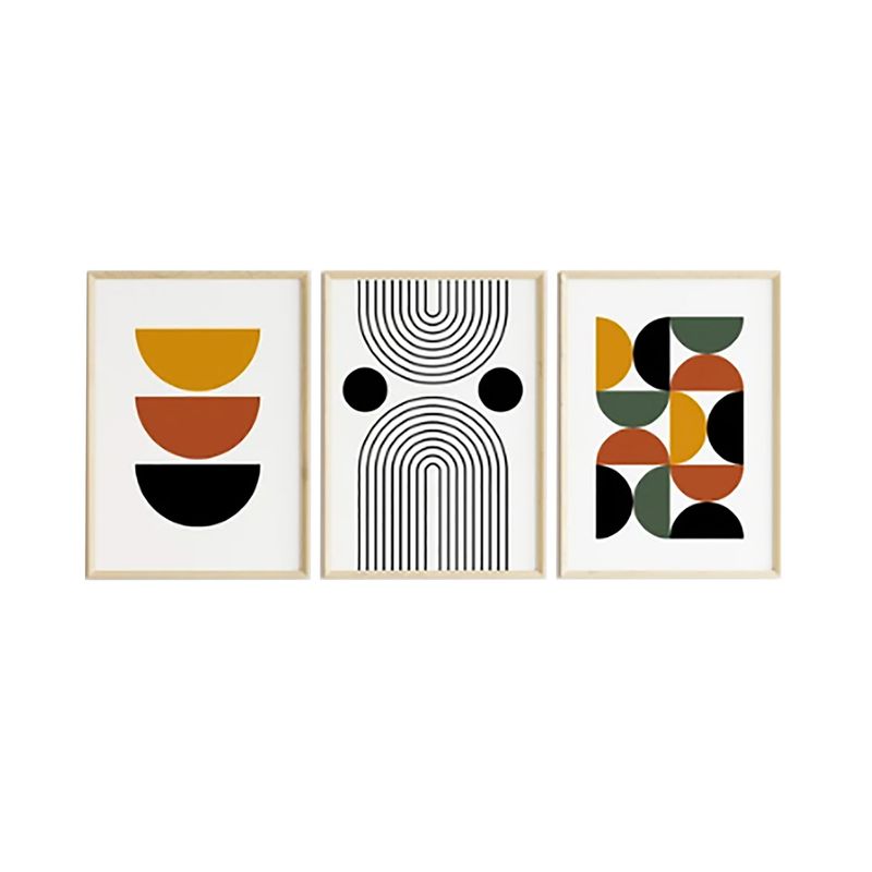 HOMUS - CUADROS TRIPTICOS BAU HAUS COLORES