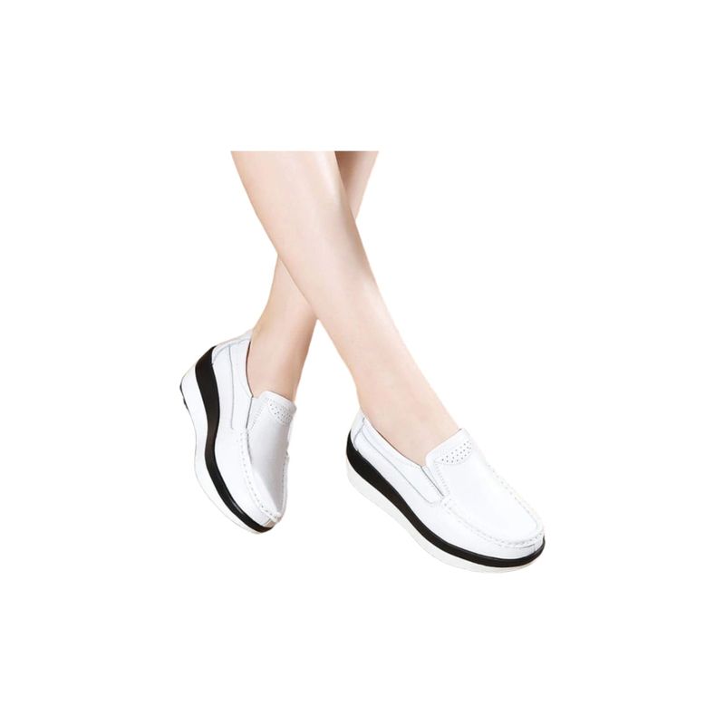 GENERICO - Lindos Mocasines De Dama Extra Cómodos 100% Cuero