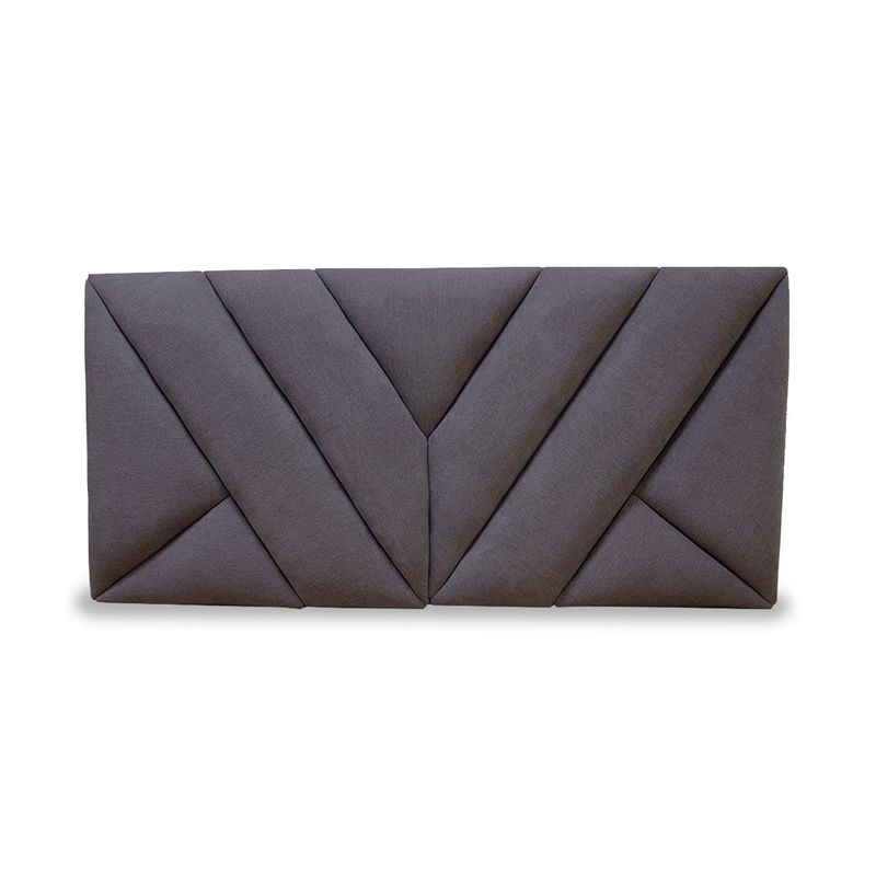 GENERICO - Espaldar Hug de colgar Cama Doble 140 Gris Oscuro