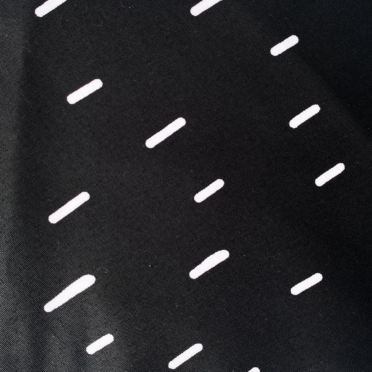 WAWAW - Pañoleta para perro talla S negra líneas blancas Wawaw