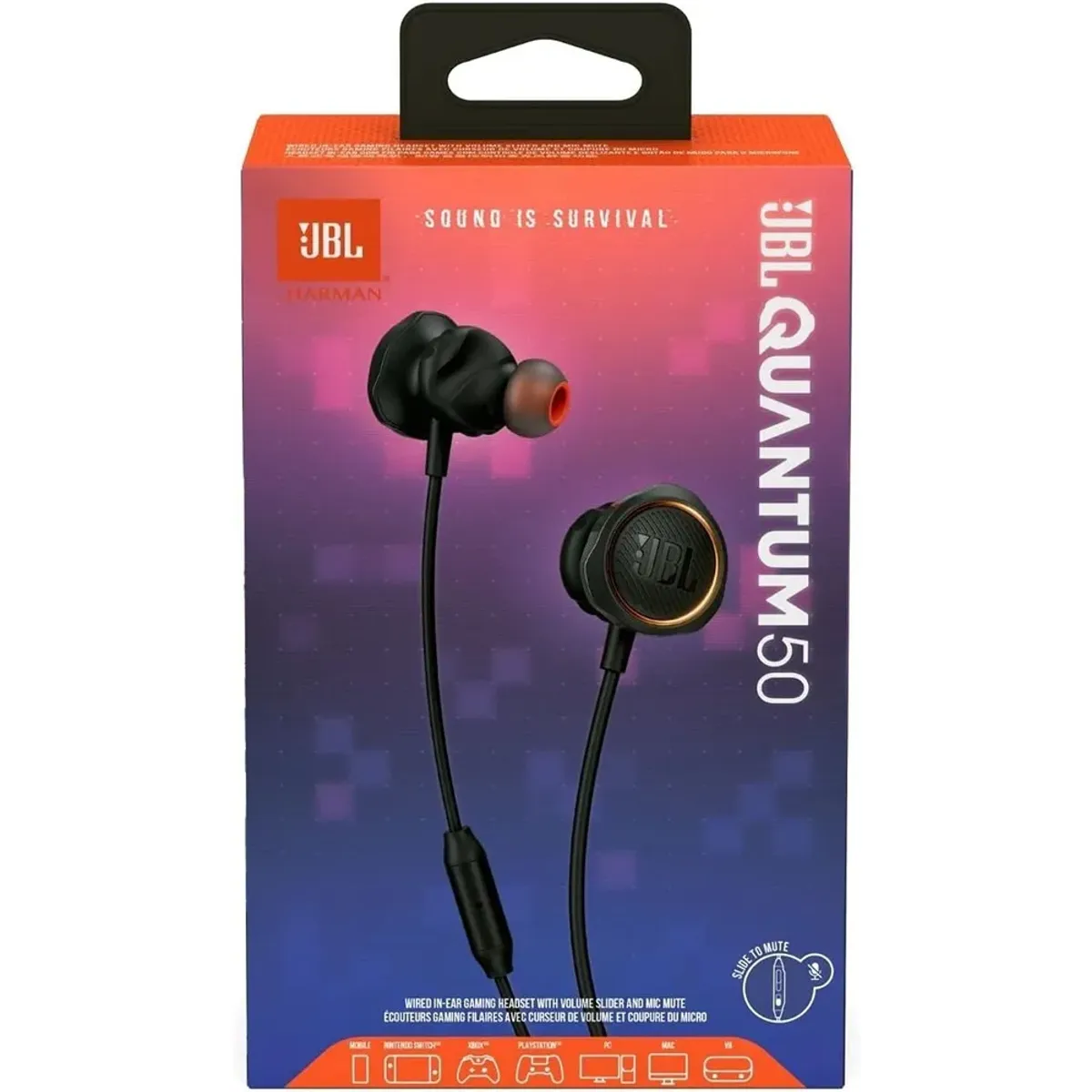 JBL - Audifonos Alambricos JBL Quantum 50 Black