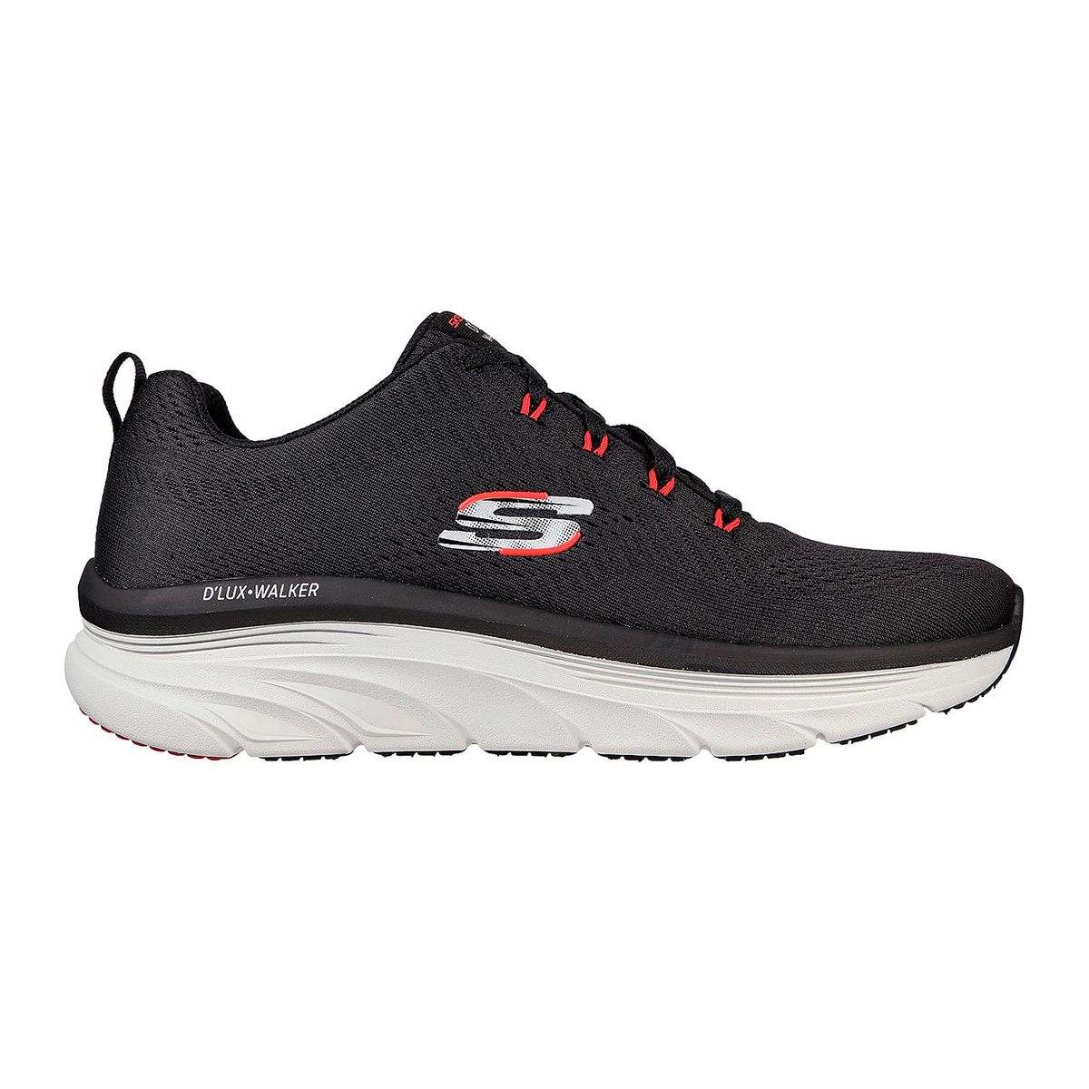 SKECHERS - TENIS SKECHERS NEGRO PARA HOMBRE SK D LUX WALKER MEERNO BLACK RED