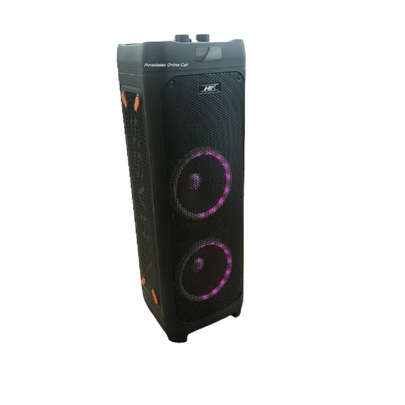 NIA - Equipo de Sonido  Cabina Recargable Bluetooth FM USB 15000W LED