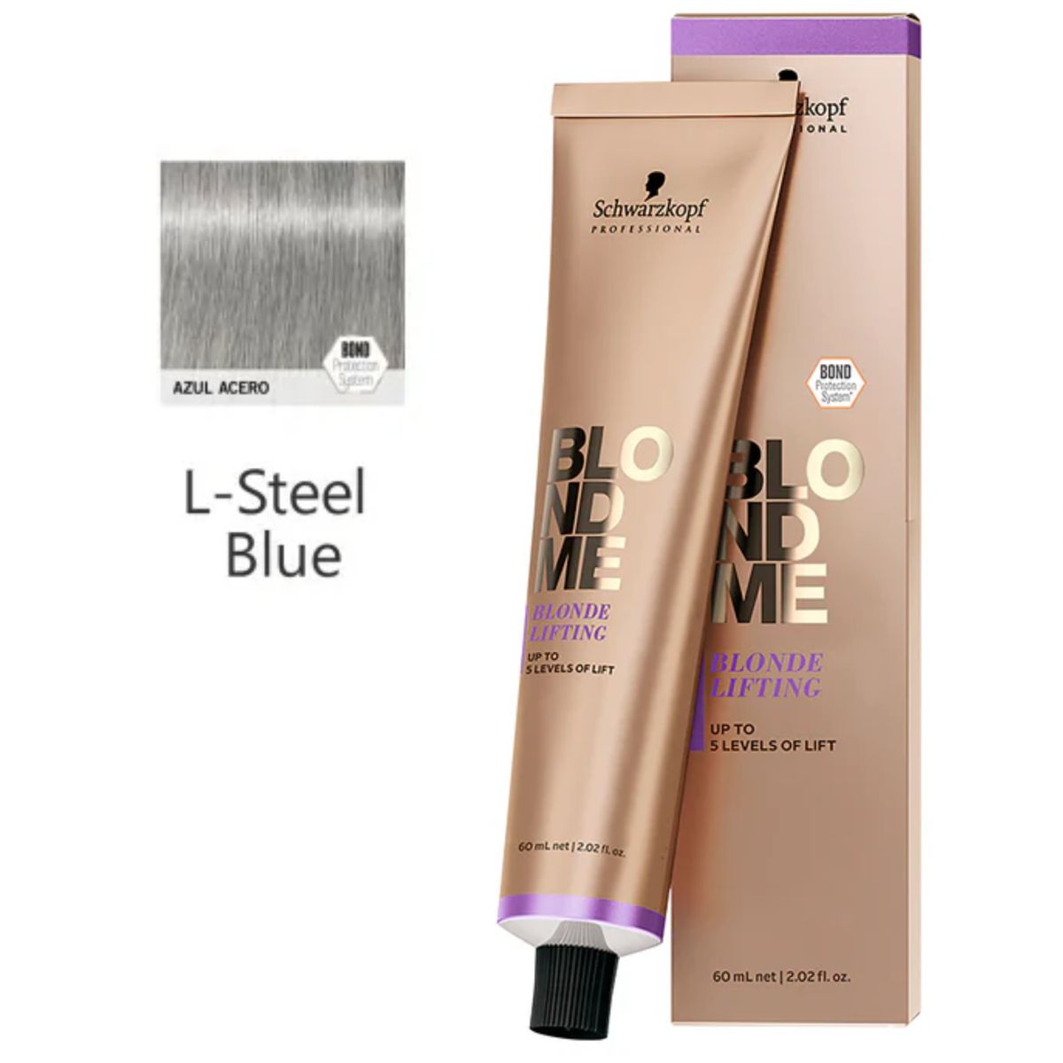 SCHWARZKOPF - Tinte Blondme L-Steel Blue Schwarzkopf 60ml