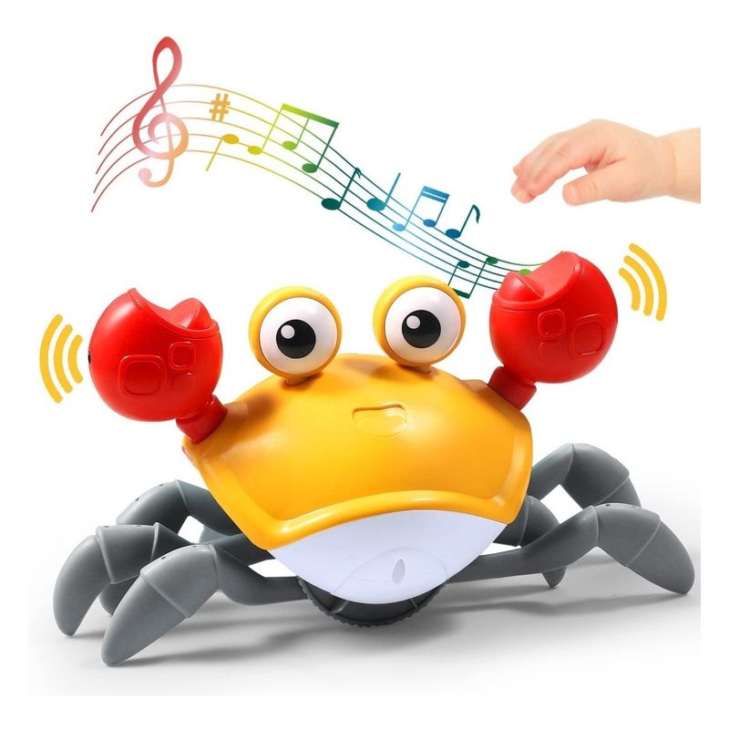 MUNDO BEBE - Cangrejo Interactivo Para Bebés Que Se Arrastran Con Música