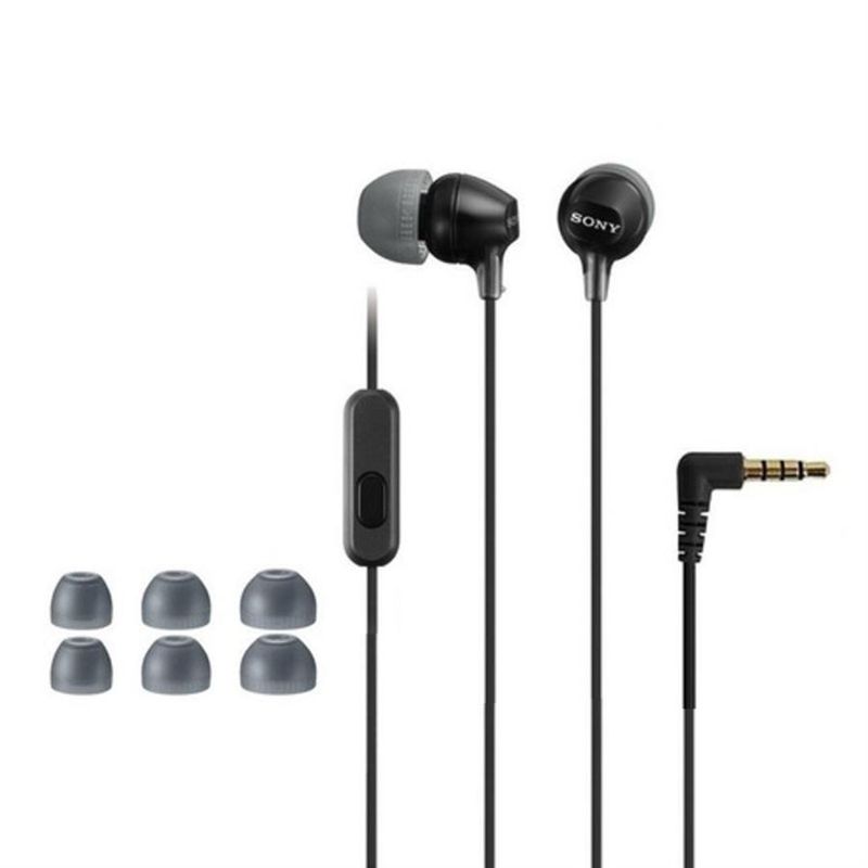 SONY - AUDIFONOS SONY ALAMBRICOS MDR-EX15AP COLOR NEGRO