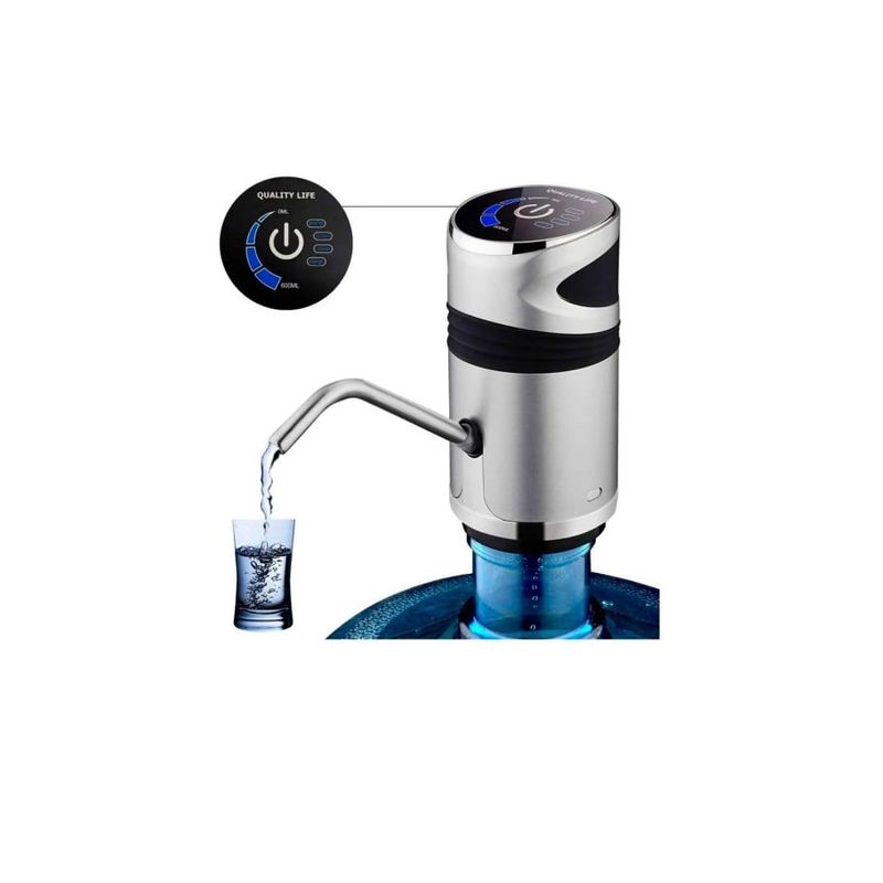 GENERICO - Dispensador Agua Metalico Lujo Automatico Plateado