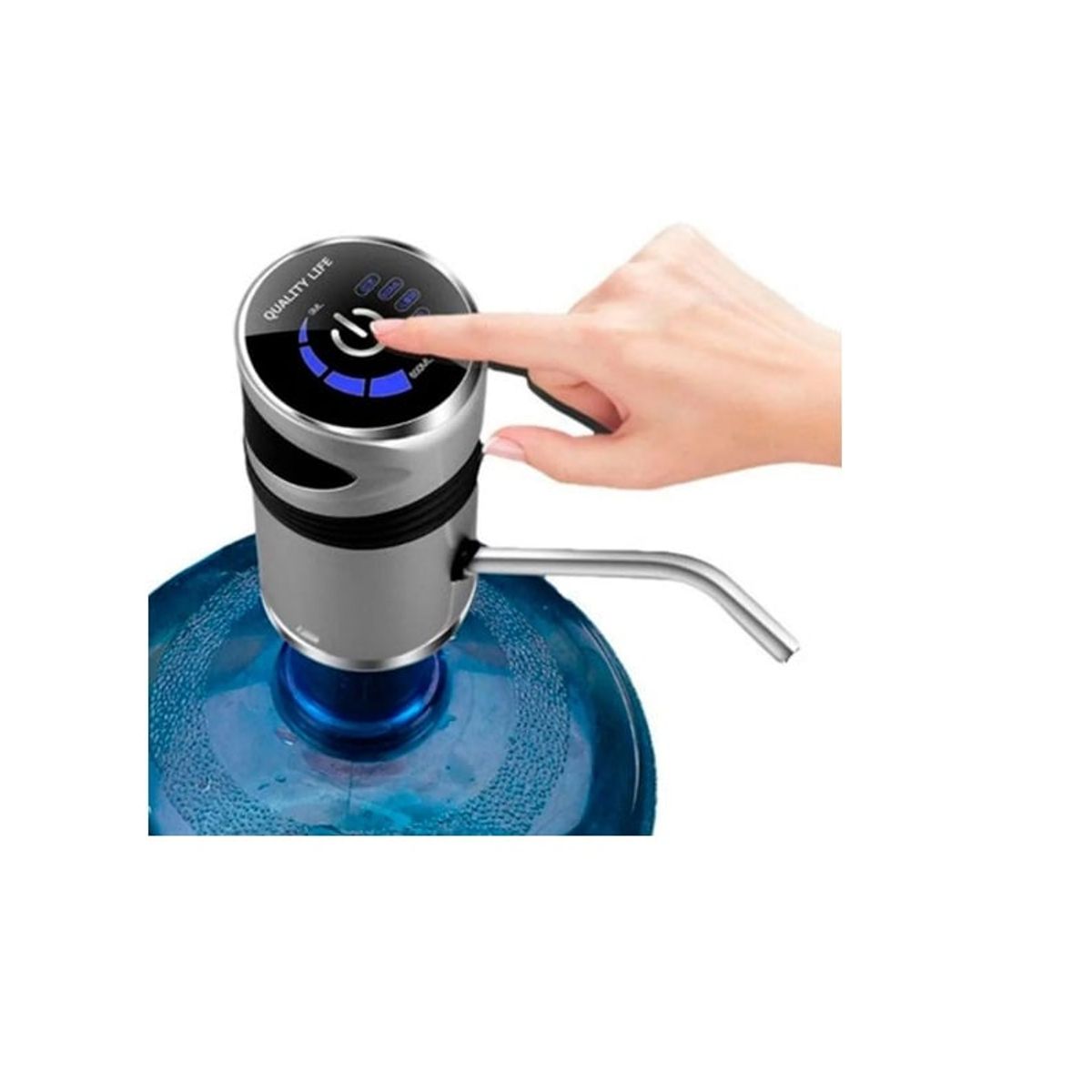 GENERICO - Dispensador Agua Metalico Lujo Automatico Plateado