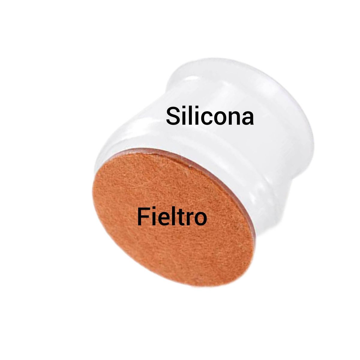 GENERICO - forro almohadilla Pata Muebles protector patas Silla en Silicona L X16