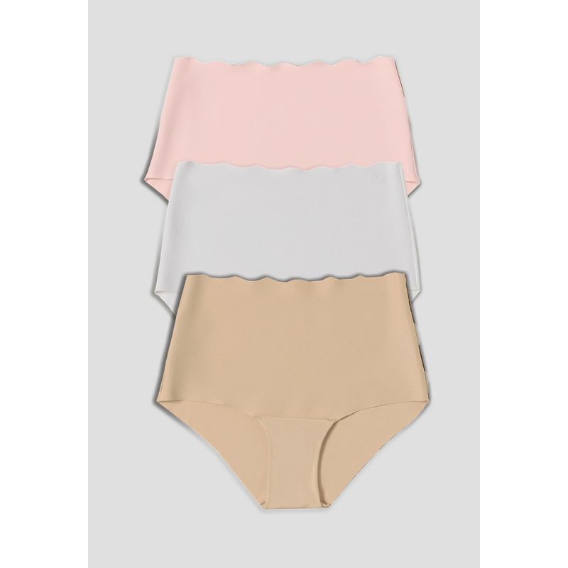 FORMAS INTIMAS - Cachetero Paq X3 Mujer Rosa FI 5534