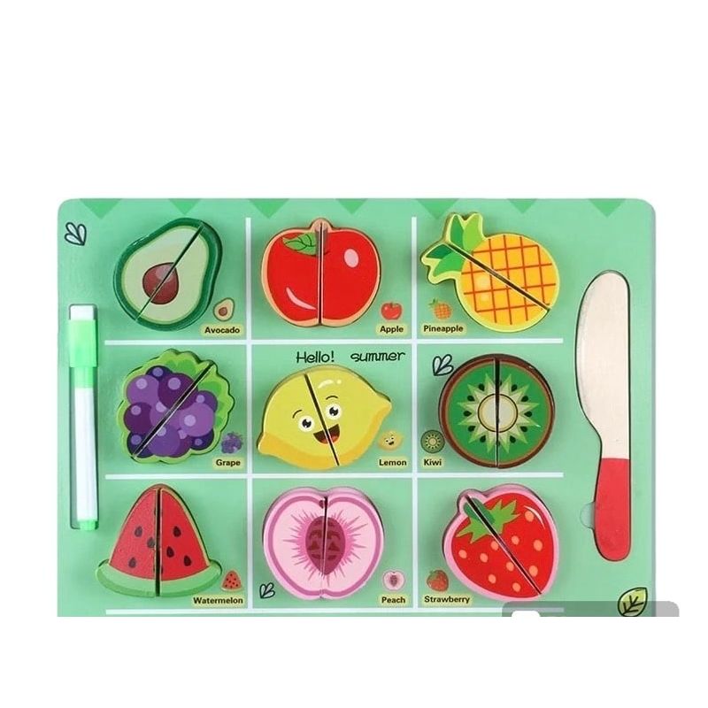 GENERICO - Tabla Didactica de Frutas Encajar