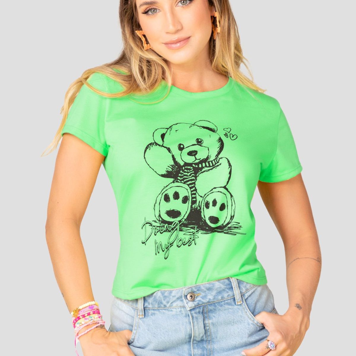 ATYPICAL - Camiseta Mujer Verde Atypical 2250