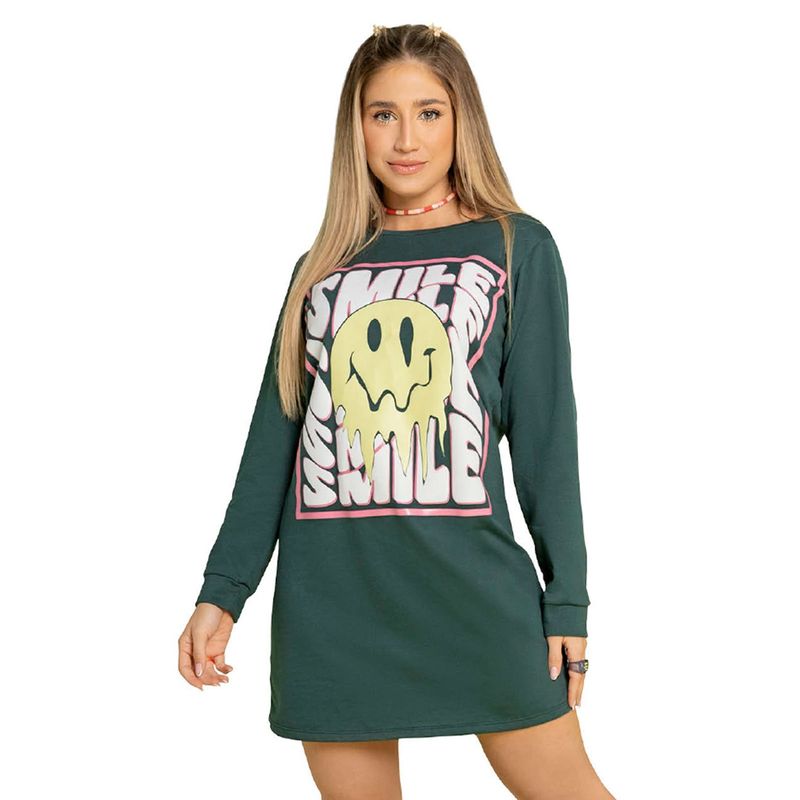 ATYPICAL - Vestido Corto Mujer Verde Atypical 6666