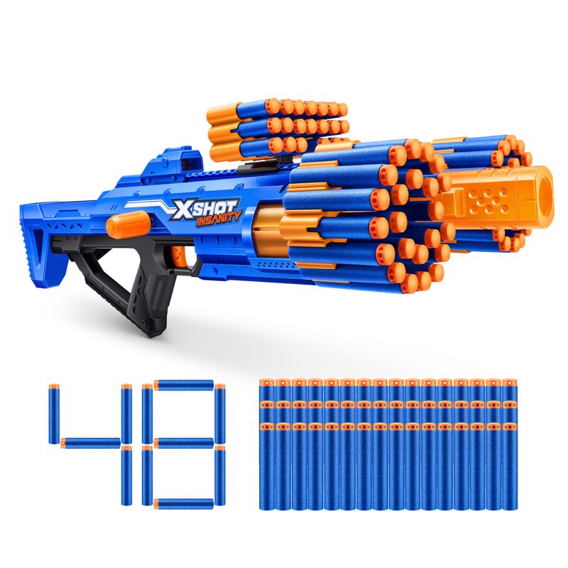 X SHOT - Lanzador de Dardos Insanity Berzerko + 48 Dardos X Shot