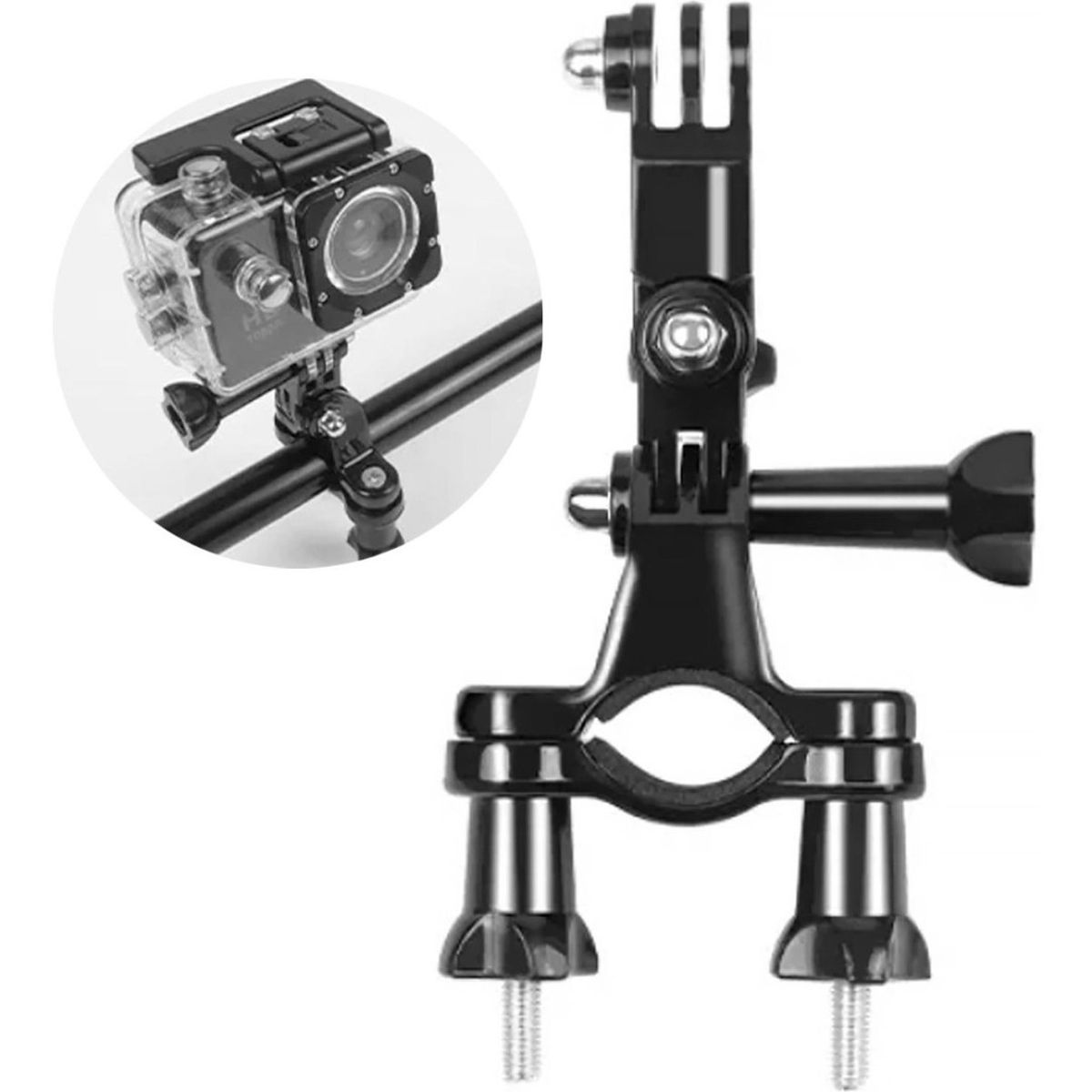 XALTA - Base Soporte Para Manubrio Bicicleta Moto Para Camara Gopro