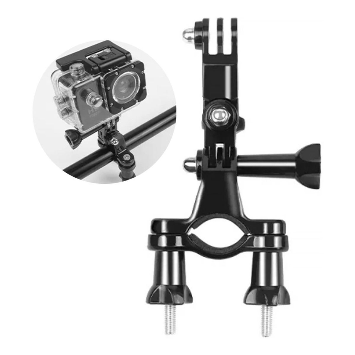 XALTA - Base Soporte Para Manubrio Bicicleta Moto Para Camara Gopro