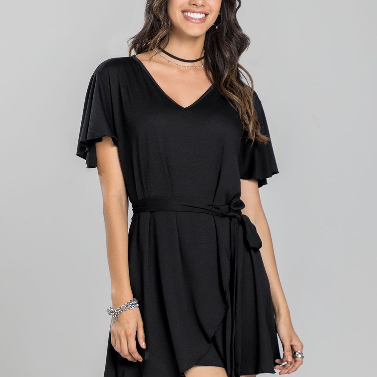 RUTTA - Vestido Corto Mujer Negro Rutta 103595