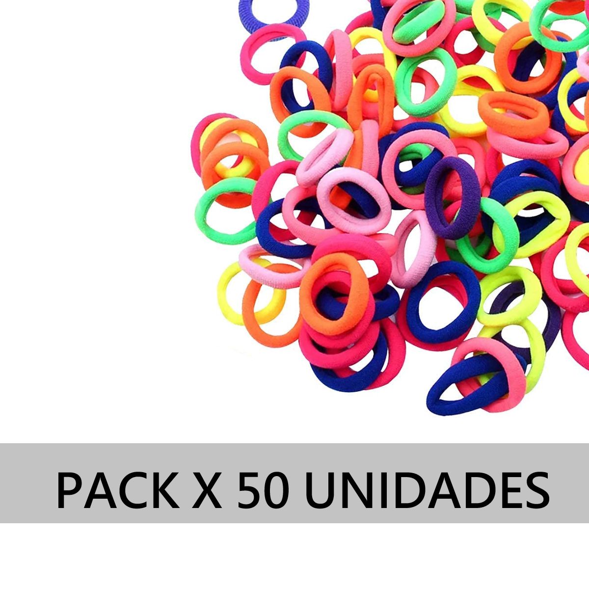 GENERICO - Colitas X 50 Unidades Moñas Bandas Cuachos Pequeñas Niña