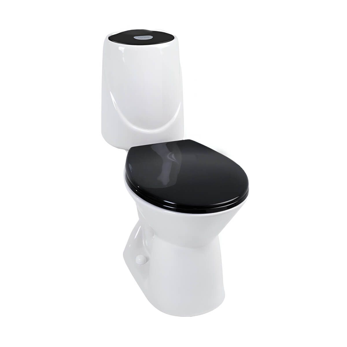CORONA - Combo Happy Negro Sanitario Lavamanos semipedestal Grifería Accesorios