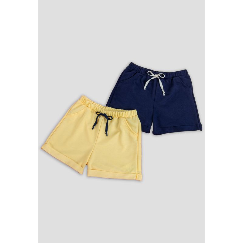MARKETING PERSONAL - Short Paq X2 Infantil Femenino Azul Mp 88870