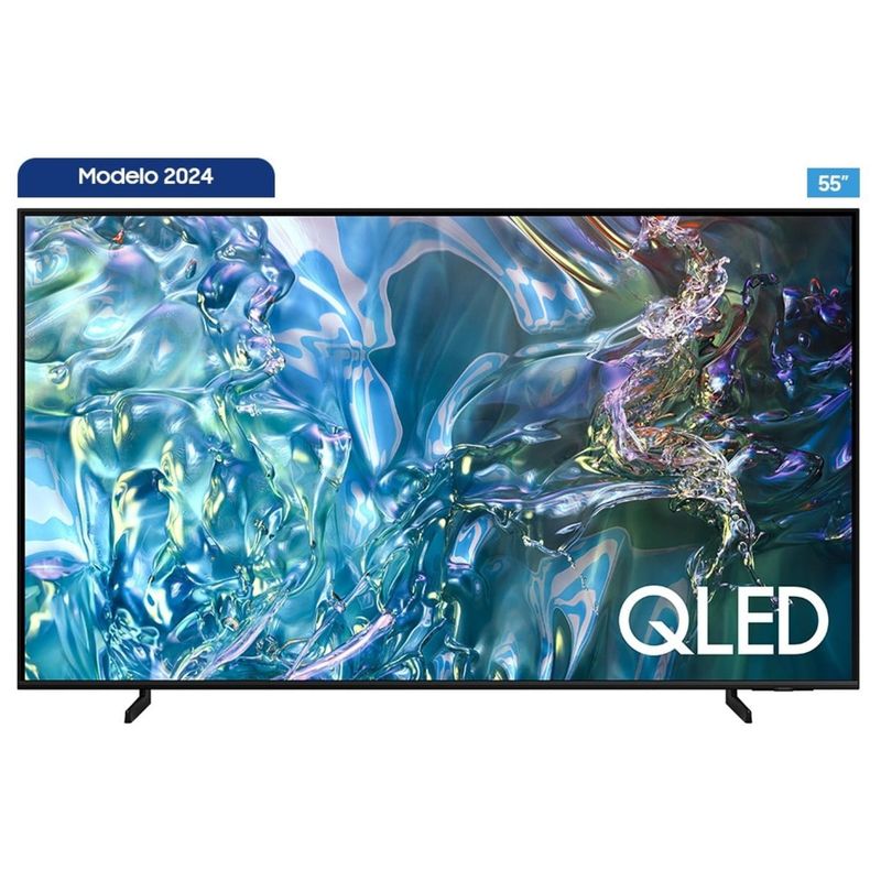 SAMSUNG - Televisor Samsung 55 Qled Uhd 4k Smart Plano Tv  QN55Q60DAKXZL