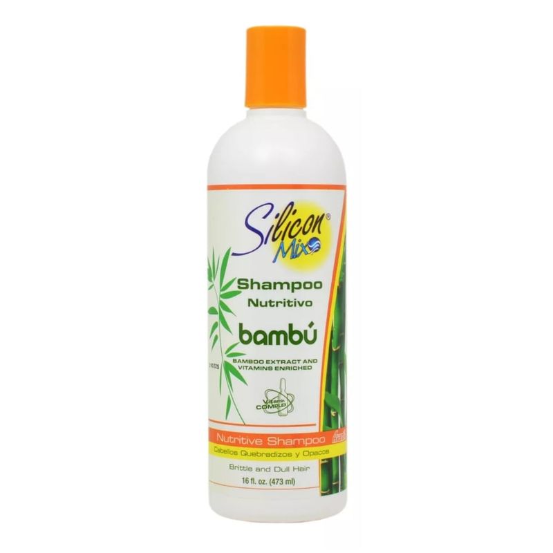 SILICON MIX - shampoo nutritivo con extracto de bambú Silicon Mix 16 oz