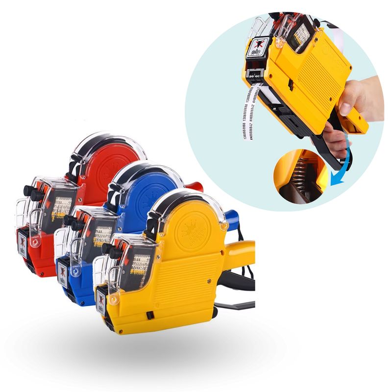 GENERICO - Máquina Etiquetas Marca Precio Y Referencia 2 Líneas MX-6600