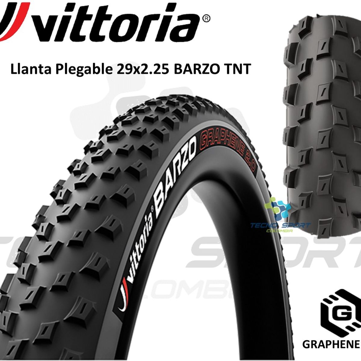VITTORIA - Llanta Bicicleta 29 X 2.25 Vittoria Coraza Mtb Tubeless