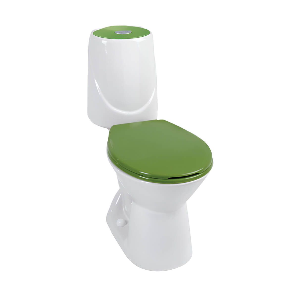CORONA - Combo Happy Verde Sanitario Lavamanos semipedestal Grifería Accesorios
