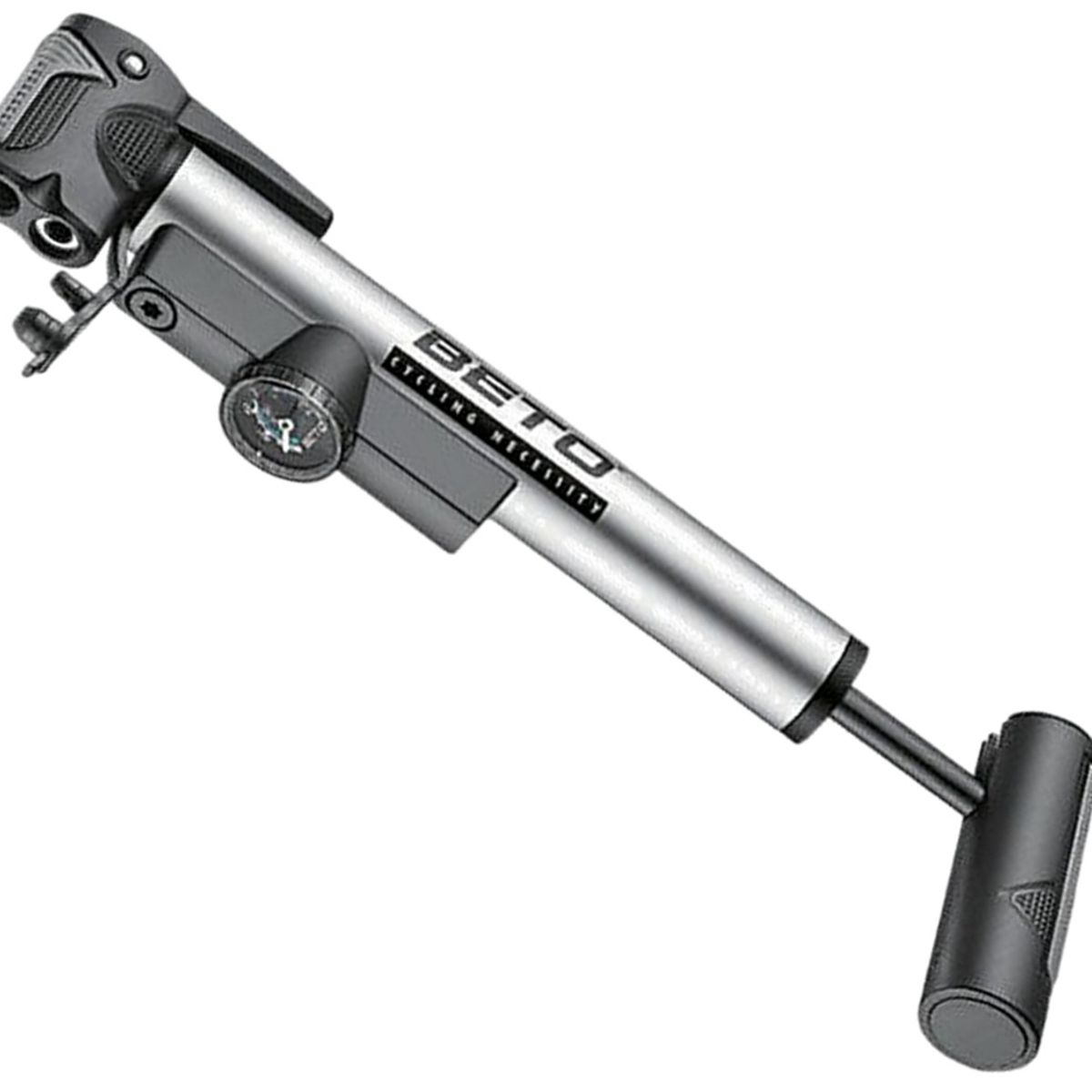 BETO - Inflador Bicicleta Beto Mini Bomba Aire 80psi Con Manometro