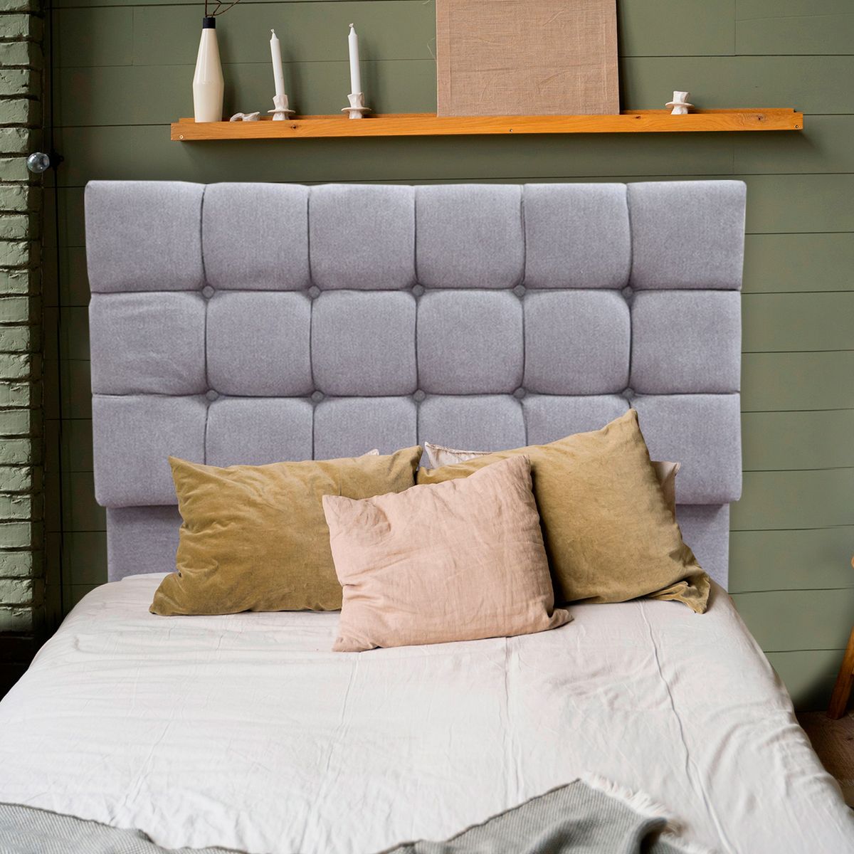 GENERICO - Espaldar Michel de Piso 100 Gris Claro