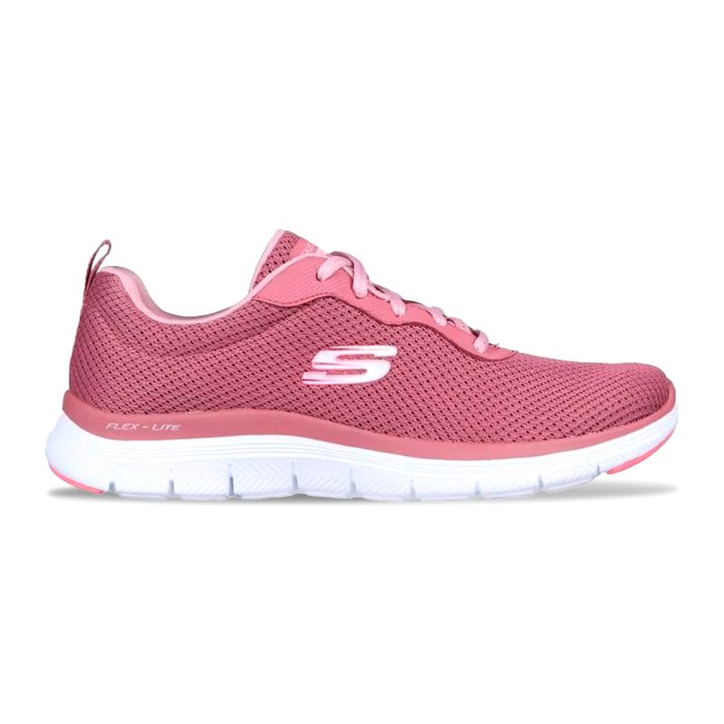 SKECHERS - TENIS SKECHERS ROSADO PARA DAMA SK FLEX APPEAL 4 0 BRILLIANT VIEW MAUVE 149303MVE