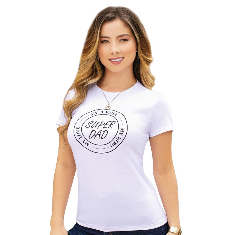 MARKETING PERSONAL - Camiseta Mujer Blanco Mp 6591