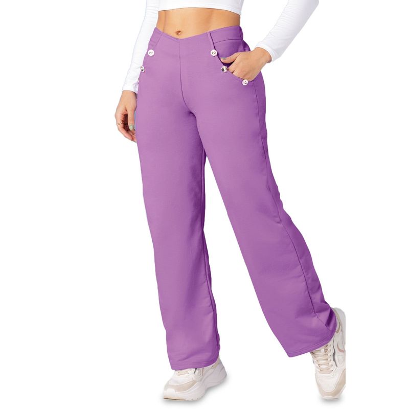 MARKETING PERSONAL - Pantalón Mujer Morado Mp 5936