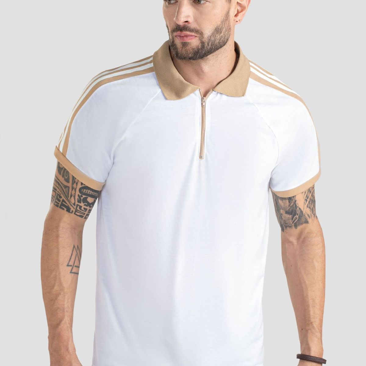 MARKETING PERSONAL - Polo Hombre Blanco Mp 100121