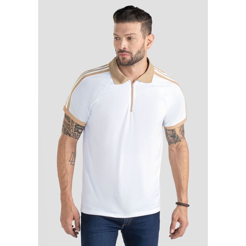 MARKETING PERSONAL - Polo Hombre Blanco Mp 100121