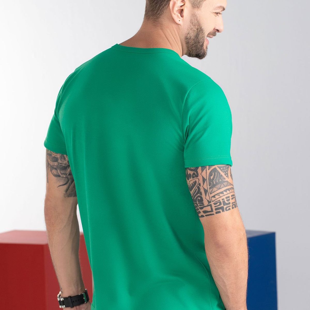 MARKETING PERSONAL - Camiseta Hombre Verde Mp 100490