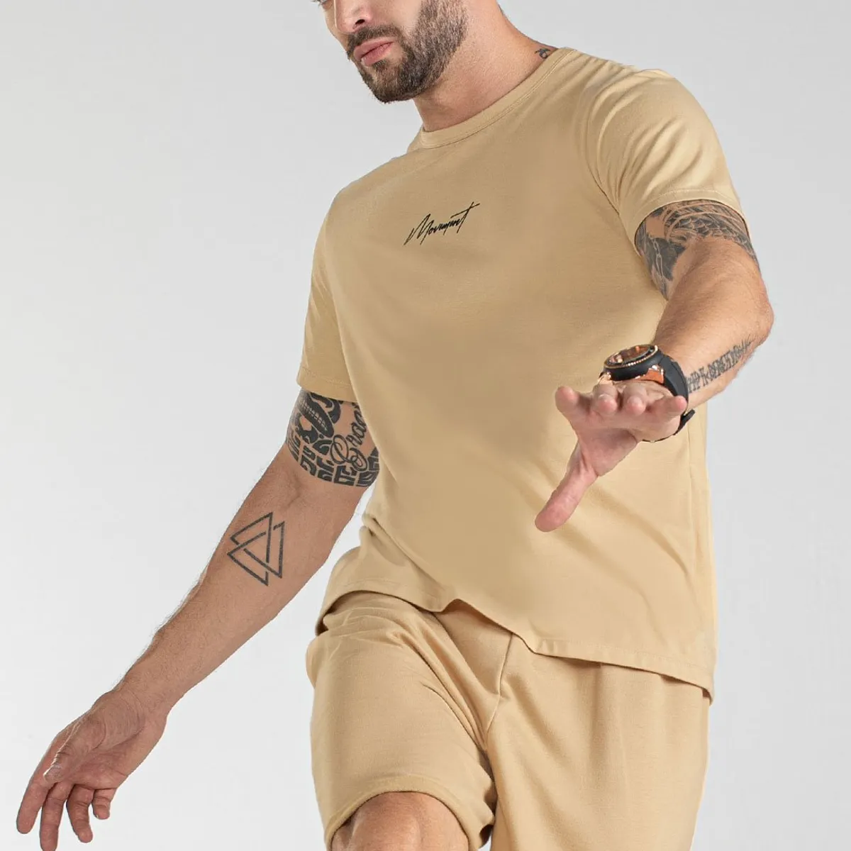 MARKETING PERSONAL - Camiseta Hombre Beige Mp 100495