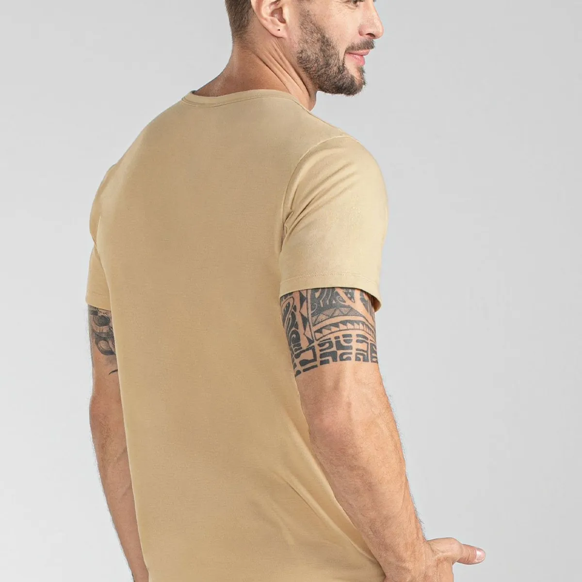 MARKETING PERSONAL - Camiseta Hombre Beige Mp 100495