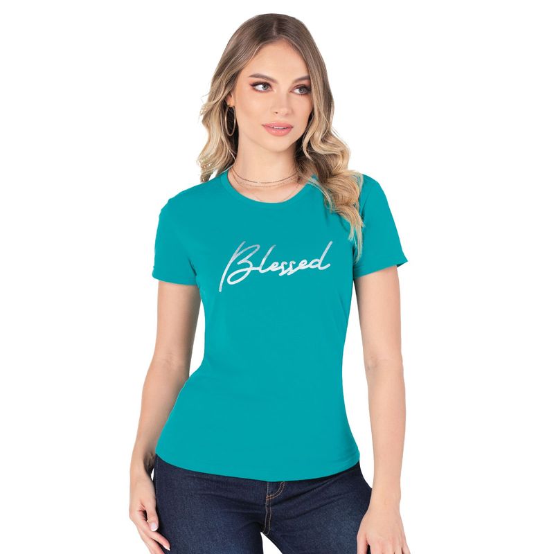 MARKETING PERSONAL - Camiseta Mujer Verde Mp 5938