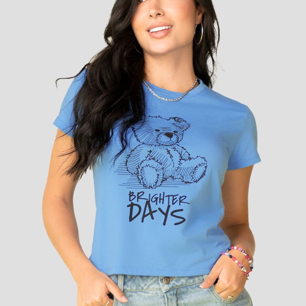 ATYPICAL - Camiseta Mujer Azul Atypical 2251