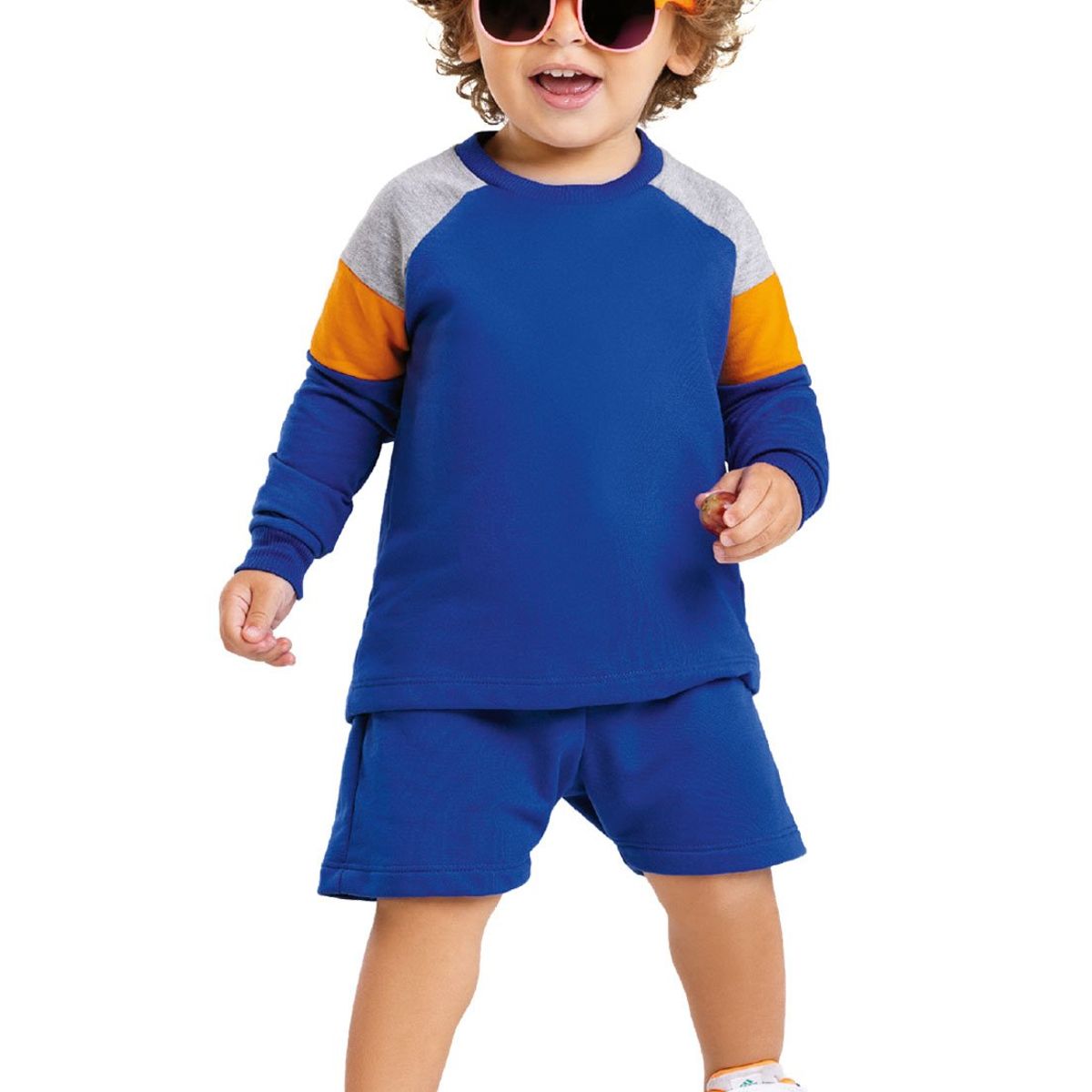 MARKETING PERSONAL - Conjunto Infantil Masculino Azul Mp 5861