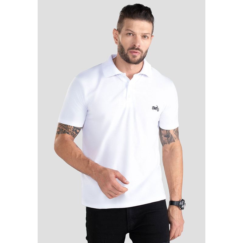 MARKETING PERSONAL - Polo Hombre Blanco Mp 101105
