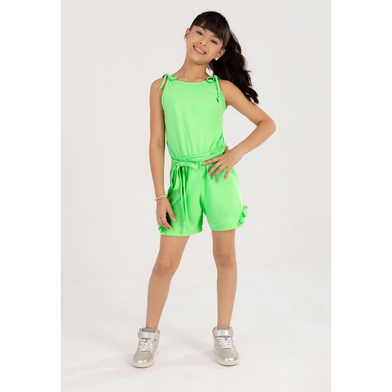MARKETING PERSONAL - Enterizo Niñas Infantil Verde Mp 100507